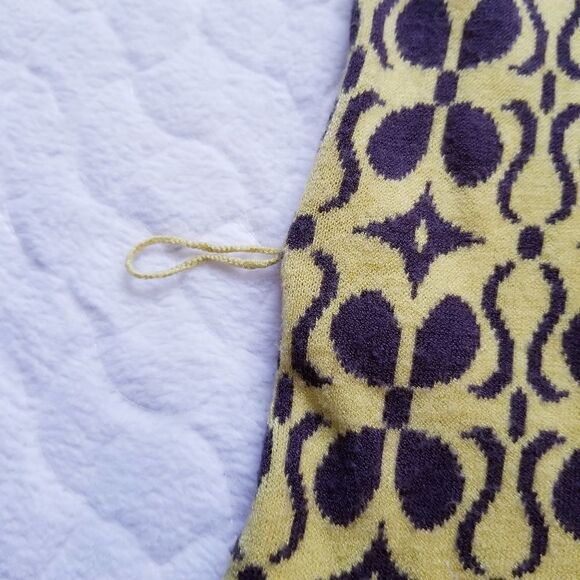 Milly of New York sweater dress geometric 70s mod - Picture 8 of 9